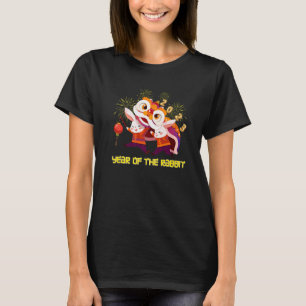 Frohes chinesisches Neujahr 2023 Jahr des Hasen Li T-Shirt