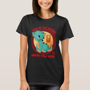 Frohes chinesisches Neujahr 2024 Süßer chinesische T-Shirt