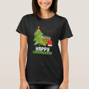 Frohes Christusmukka Weihnachten und Hanukkah-Reli T-Shirt