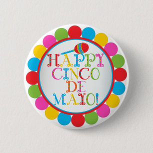 Frohes Cinco De Mayo Button