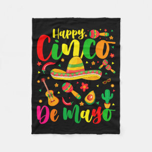 Frohes Cinco de Mayo Fest mexikanische Party 5. Ma Fleecedecke