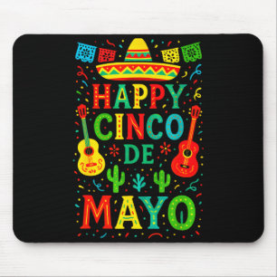 Frohes Cinco De Mayo - Mexikanische Fiesta-Party-S Mousepad