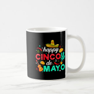 Frohes Cinco de Mayo mexikanische Fiesta Tacos Som Kaffeetasse