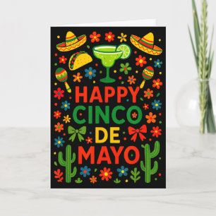 Frohes Cinco De Mayo - Mexikanische Party Fiesta K Karte