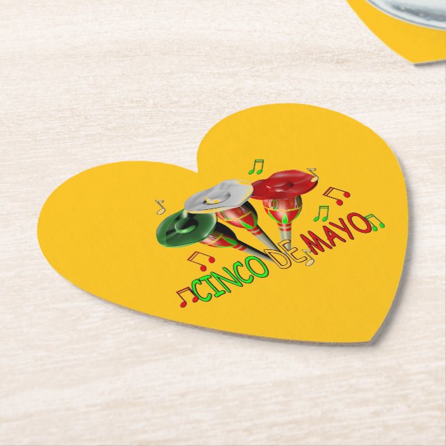 Frohes Cinco de Mayo Untersetzer (angewinkelt)