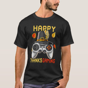 Frohes Dankeschön-Spiel Cute Videospiel-Controller T-Shirt