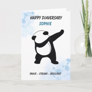 Frohes Diaversary – Diabetes-Bewusstsein feiern Karte