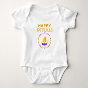 Frohes Diwali Baby Strampler