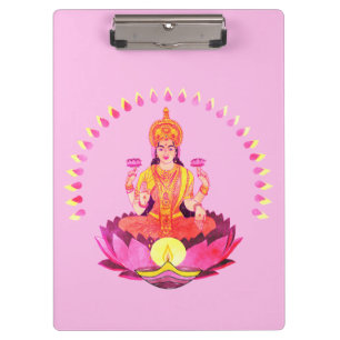 Frohes Diwali - Deepalavi Lakshmi Göttin 1 Klemmbrett