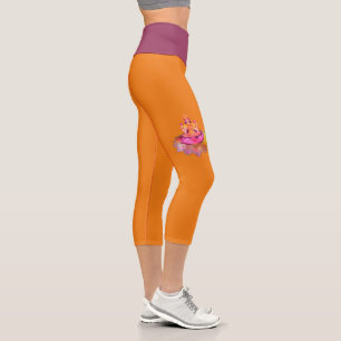 Frohes Diwali - Deepalavi Lakshmi Göttin 4 Capri Leggings