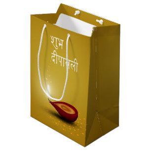 Frohes Diwali-Diya - Mittlere Geschenktüte