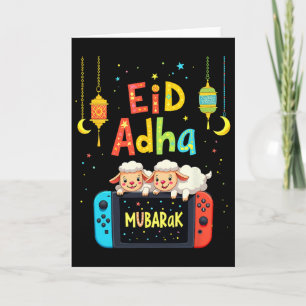 Frohes Eid Mubarak Gaming für muslimische Gamer-Ki Karte