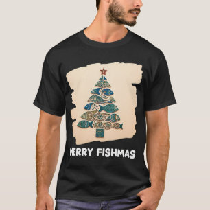 FROHES EISFISCHEN WEIHNACHTEN T-Shirt