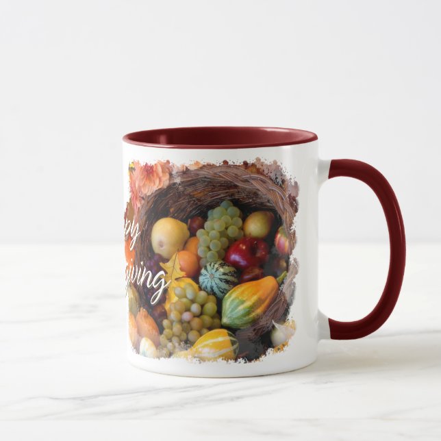 Frohes Erntedankfest 10 Tasse (Rechts)
