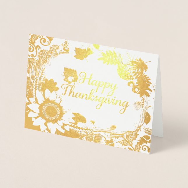 Frohes Erntedankfest 13 Folienkarte (Vorderseite)