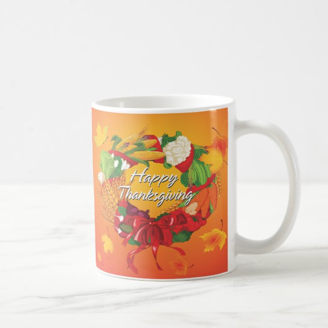 Frohes Erntedankfest 6 Tasse (Rechts)