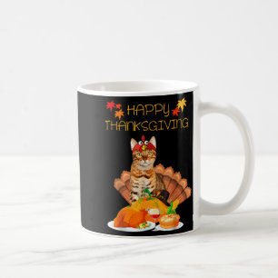 Frohes Erntedankfest Bengal Katze Geschenk Katze L Kaffeetasse