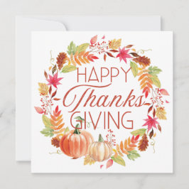 Frohes Erntedankfest Blumenzerfall Wreath