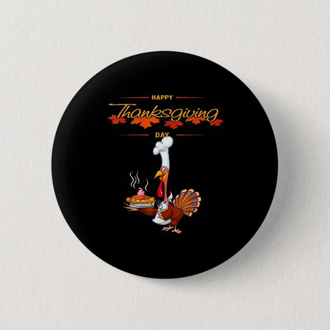 Frohes Erntedankfest  Button (Vorderseite)
