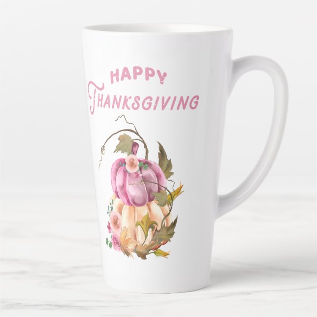 Frohes Erntedankfest  Herbst Milchtasse (Rechts)