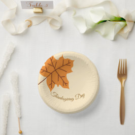 Frohes Erntedankfest, Herbst, Modern Pappteller