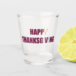Frohes Erntedankfest Schnapsglas