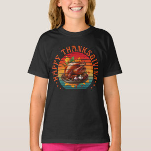 Frohes Erntedankfest Truthahn Herbstsaison Herbst T-Shirt