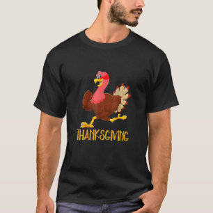 Frohes Erntedankfest Truthahn Tag Hühnchen T-Shirt