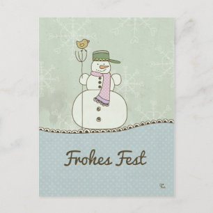 Frohes Fest Postkarte