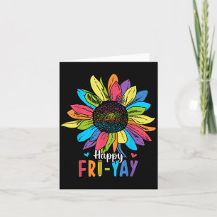 Frohes Freitag Liebhaber von Spaß Lehrer Karte