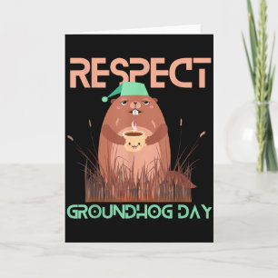 Frohes Groundhog Day 2023 Liebeskostüm Lustiger Gr Karte