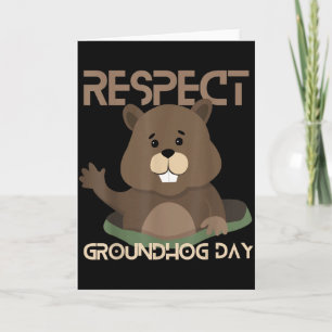 Frohes Groundhog Day 2023 Liebhaber Kostüm Lustige Karte