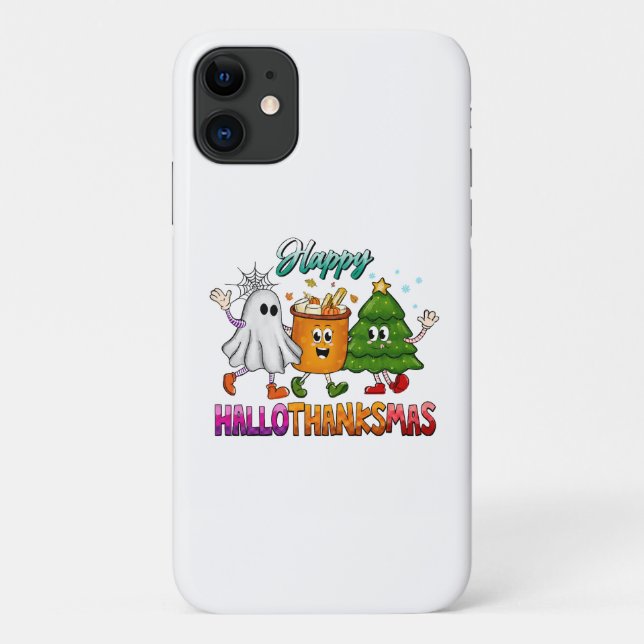 Frohes Hallodanksmas Case-Mate iPhone Hülle (Rückseite)