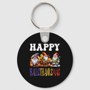 Frohes Hallothanksmas Halloween Erntedankfest Chri Schlüsselanhänger