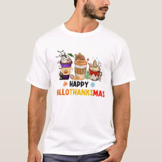 Frohes Hallothanksmas Kaffee T-Shirt
