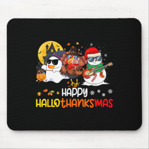 Frohes Hallothanksmas Süßer Geist Halloween Ernted Mousepad