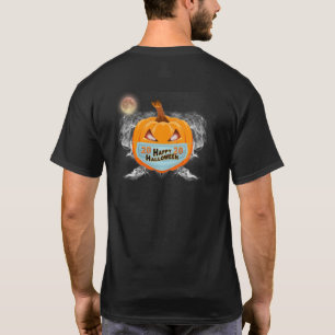 : Frohes Halloween 2020 Feueräugiger Kürbis T-Shirt
