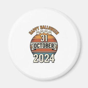 Frohes Halloween 31. Oktober Vintage-Geister-Desig Magnet