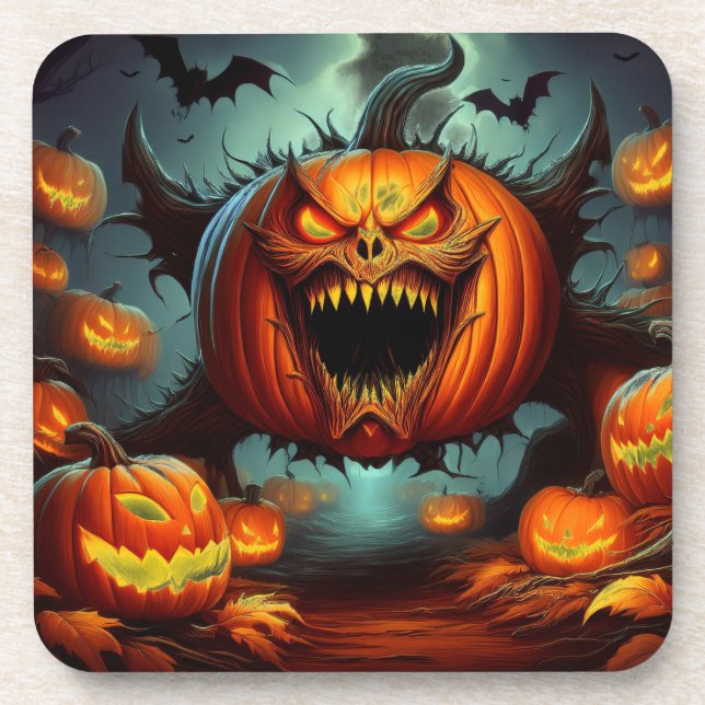 Frohes Halloween alle Getränkeuntersetzer (Vorderseite)