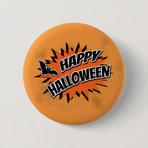 Frohes Halloween Button