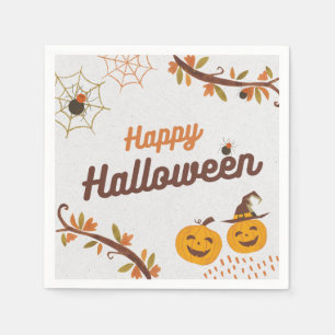Frohes Halloween Design Serviette
