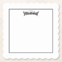 frohes halloween einfaches postkarte