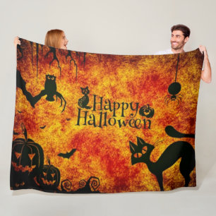 FROHES HALLOWEEN FLEECEDECKE