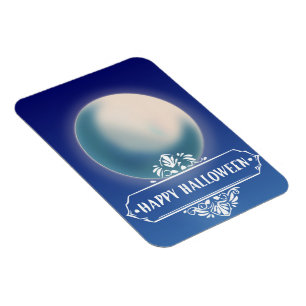 Frohes Halloween Gruseliger Mond Magnet