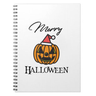 Frohes Halloween, Halloween Weihnachten, Humor Hal Notizblock