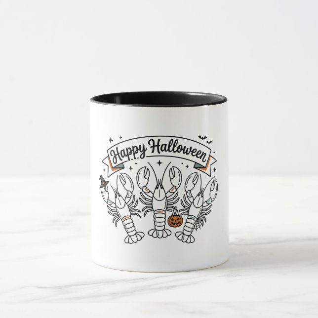 Frohes Halloween Hummer Tasse (Zentrum)