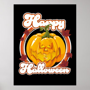 Frohes Halloween-Logo Poster