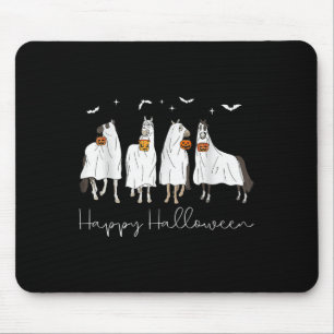 Frohes Halloween Pferd Geist 2025  Mousepad
