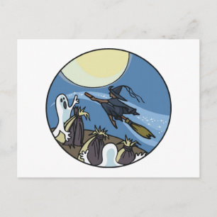 Frohes Halloween Postkarte