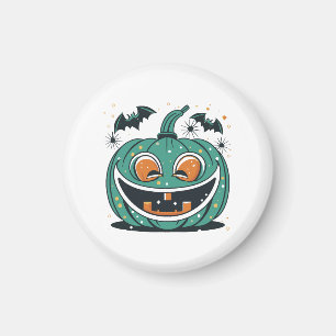 Frohes Halloween! Schnitze einen Kürbis! Magnet